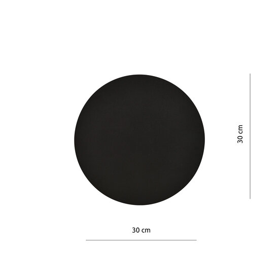 Emibig Emibig Haderslev round black wall lamp with G9 connection - Perfect for modern interiors