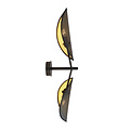 Emibig Emibig Skanderborg wall lamp black and gold falling leaves 2x E14 - Perfect for creating a stylish atmosphere in your home