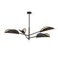 Emibig Emibig Skanderborg 4x E14 hermosa lámpara colgante negra y alas - Iluminación perfecta para cualquier espacio
