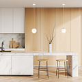 Emibig Emibig 1 ball hanging white with brass and frosted glass - Simple elegance for any space