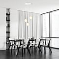 Emibig Emibig lámpara colgante de 3 bolas blanca con latón y vidrio blanco - Perfecta para crear un ambiente cálido