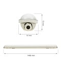 Spectrum LED Spectrum LED Wasserdichte Beleuchtung 52W 1,5 m NW oder CW 8900 Lumen, einfach anzuschließen - Ideal für Parkplätze und Arbeitsräume