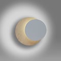 Emibig Emibig Applique murale Kalmar en bois avec cercle blanc 1x G9 - Créez une ambiance chaleureuse chez vous