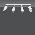 Emibig Emibig Boras 4L ceiling spotlight GU10 white and chrome luxury finish - Ideal for modern interior lighting