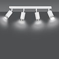 Emibig Emibig Boras 4L ceiling spotlight GU10 white and chrome luxury finish - Ideal for modern interior lighting