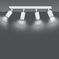 Emibig Emibig Boras 4L Deckenstrahler GU10 in Weiß und Chrom mit Luxus-Finish - Ideal für modernes Wohndesign