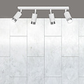 Emibig Emibig Boras 4L ceiling spotlight GU10 white and chrome luxury finish - Ideal for modern interior lighting