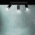 Emibig Emibig Boras 3L black ceiling spotlight GU10 with chrome luxury finish - Ideal lighting for modern interiors