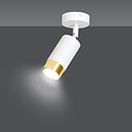 Emibig Emibig Boras white with gold finish ceiling spotlight orientable GU10 - Stylish lighting for any interior