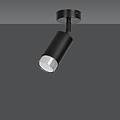 Emibig Emibig Boras black ceiling spotlight GU10 with chrome luxury finish - Ideal lighting for modern interiors
