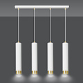 Emibig Emibig Gavle 4L wit en goud hanglamp GU10 kokers - Creëer een sfeervolle ambiance in uw huis