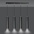 Emibig Emibig Gavle 4L black GU10 pendant boiler with chrome finish - Ideal for modern interiors