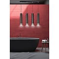 Emibig Emibig Gavle 4L black GU10 pendant boiler with chrome finish - Ideal for modern interiors