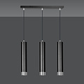 Emibig Emibig Gavle 3L black GU10 pendant boiler with chrome finish - Stylish lighting for any space