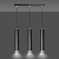 Emibig Emibig Gavle 3L black GU10 pendant boiler with chrome finish - Stylish lighting for any space