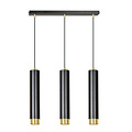Emibig Emibig Gavle 3L black and gold hanging cylinders GU10 - Ideal lighting for any space