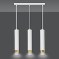 Emibig Emibig Gavle 3L weiß-goldene Hängezylinder GU10 - Ideal für eine gemütliche Atmosphäre in Ihrem Schlafzimmer