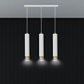 Emibig Emibig Gavle 3L white and gold hanging cylinders GU10 - Ideal for creating a warm atmosphere in your bedroom