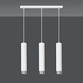 Emibig Emibig Gavle 3L witte pendelkoker GU10 met chroom afwerking - Perfecte verlichting voor elke ruimte