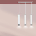 Emibig Emibig Gavle 3L witte pendelkoker GU10 met chroom afwerking - Perfecte verlichting voor elke ruimte