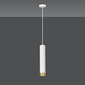 Emibig Emibig Gavle white and gold hanging lamp tube GU10 - Create a cozy ambiance in your home
