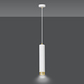 Emibig Emibig Gavle white and gold hanging lamp tube GU10 - Create a cozy ambiance in your home