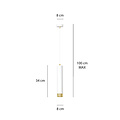 Emibig Emibig Gavle weiß-goldene Hängelampenröhre GU10 - Schaffen Sie eine gemütliche Atmosphäre in Ihrem Zuhause
