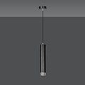 Emibig Emibig Gavle zwarte pendelkoker GU10 met chroom afwerking - Perfecte verlichting voor elke ruimte