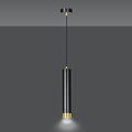 Emibig Emibig Gavle gold and black revolving tube GU10 adjustable in height - Ideal for modern interiors
