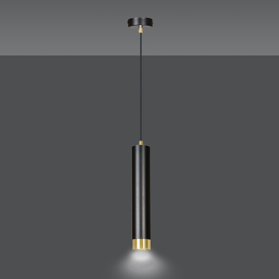 Emibig Emibig Gavle gold and black revolving tube GU10 adjustable in height - Ideal for modern interiors