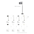 Emibig Emibig Umea wenge and black floor lamp 1x E27 - Perfect ambient lighting for any interior