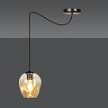 Emibig Emibig Malmo suspension 1L couleur ambre E27 décentralisable - Idéale pour créer une atmosphère chaleureuse dans n'importe quelle pièce
