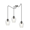 Emibig Emibig Malmo transparante 3L pendel E27 decentraliseerbaar - Perfecte verlichting voor elke ruimte