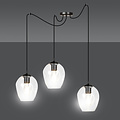 Emibig Emibig Malmo transparente 3L colgante E27 descentralizable - Iluminación ideal para cualquier espacio