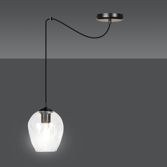Emibig Emibig Malmo transparent 1L pendant E27 decentralizable - Ideal for creating a cozy atmosphere