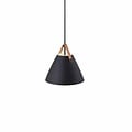 nordlux 16 cm hanglamp Scandinavisch wit, zwart, wit glas - Perfect voor een modern interieur