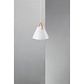 nordlux lampe suspendue 16 cm scandinave blanche, noire, verre blanc - Idéale pour les intérieurs modernes