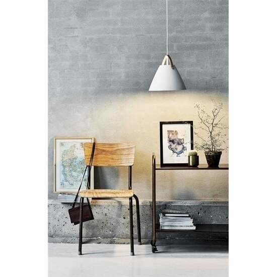 nordlux lámpara colgante de 16 cm escandinava blanca, negra, vidrio blanco - Ideal para interiores modernos
