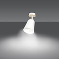 Emibig Emibig Salo white ceiling lamp white and wood 1x E27 - Ideal lighting for any room