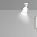 Emibig Emibig Salo white ceiling lamp white and wood 1x E27 - Ideal lighting for any room