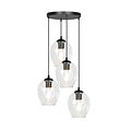 Emibig Emibig Nokia round 4L transparent glass hanging lamp 4x E27 - Perfect lighting for any space
