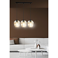 Emibig Emibig Nokia lámpara colgante larga 3L de vidrio ámbar 3x E27 - Ideal para crear un ambiente cálido