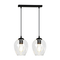 Emibig Emibig Nokia dubbele transparant glas enkele pendellamp E27 - Perfecte verlichting voor elke ruimte