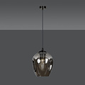 Emibig Emibig Nokia gerookt glas enkele pendellamp E27 - Perfecte verlichting voor elke ruimte