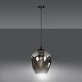 Emibig Emibig Nokia smoked glass single pendant lamp E27 - Ideal lighting for any space