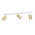 Emibig Emibig Kokkola 3L lámpara de techo blanca y dorada 3x GU10 orientable - Iluminación ideal para cualquier habitación