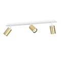 Emibig Emibig Kokkola 3L white and gold ceiling lamp 3x GU10 orientable - Ideal lighting for any room