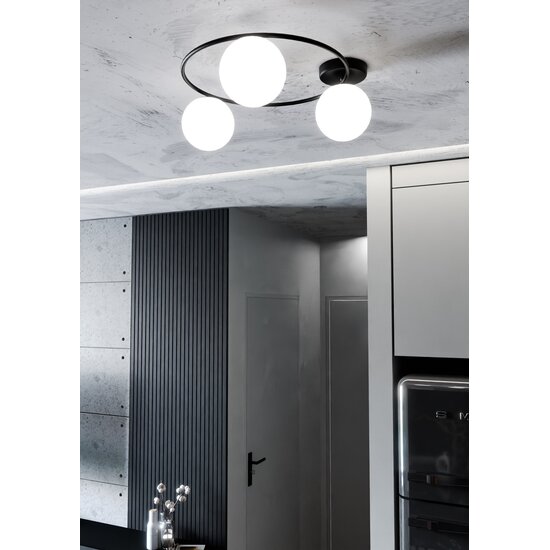 Emibig Emibig SOPRA 3 BL OPAL - Minimalistische Deckenlampe für jeden Raum