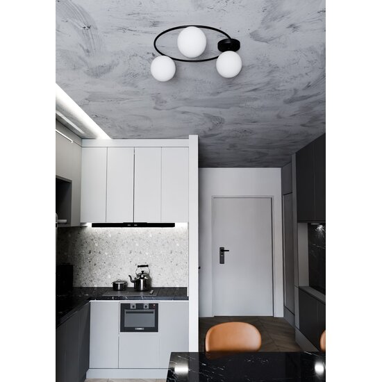 Emibig Emibig SOPRA 3 BL OPAL - Lámpara de techo minimalista para cualquier espacio