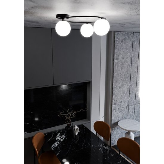 Emibig Emibig SOPRA 3 BL OPAL - Lámpara de techo minimalista para cualquier espacio